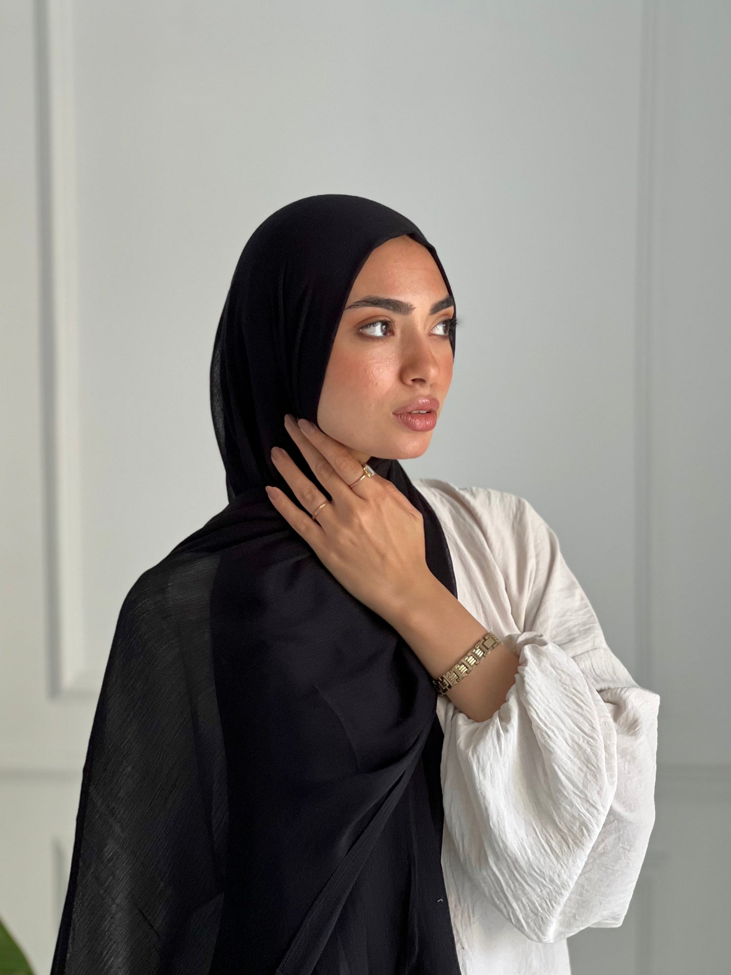 Modal Hijab - Black