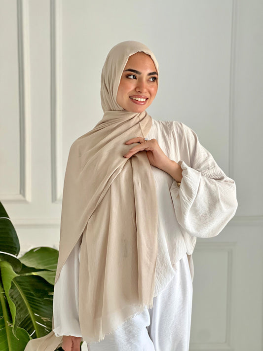 Modal Hijab - Beige