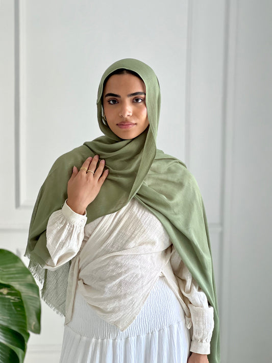 Modal Hijab - Olive