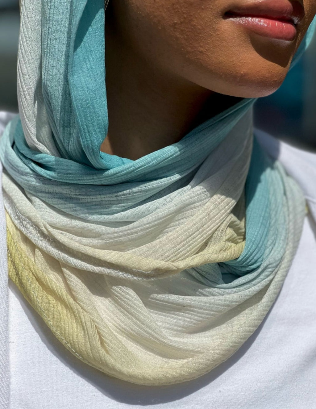 Smoothy Gradient mini loose scarve